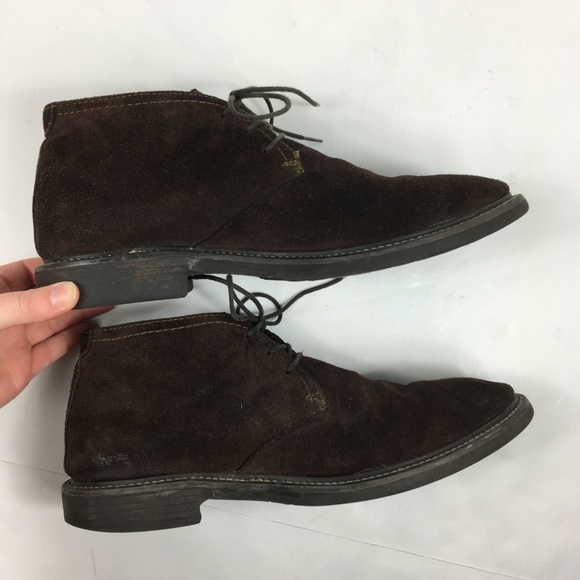 Free Press Brown Suede Leather Chukka Boots Sz 10 main image 6
